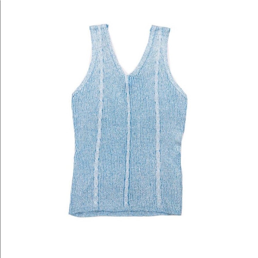 90s VINTAGE Sparkle Knit Tank